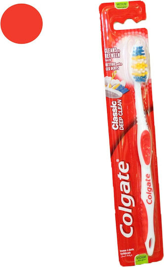 Colgate Deep Clean Manual Toothbrush Medium Red 1pcs