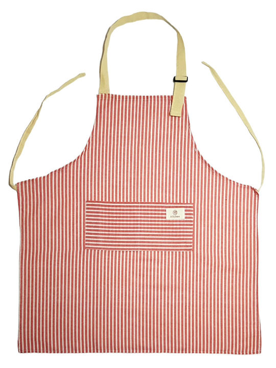 Apron Red 70x70cm