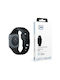 3MK Curea Silicon cu Pin Negru (Apple Watch 38/40/41/42mm)