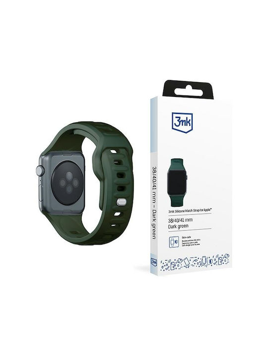 3MK Λουράκι Σιλικόνης Πράσινο (Apple Watch 38/40/41mm)