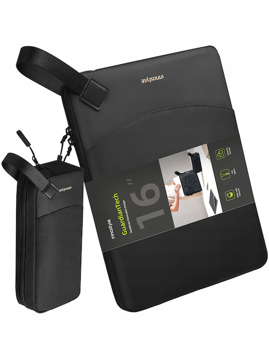 Innostyle Wasserdicht Tasche Fall für Laptop 16" in Schwarz Farbe GT-C21BLK-16