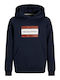 Kids Sweatshirt with Hood and Pockets Navy Blue
