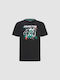 Mercedes-AMG Petronas F1 Mercedes-amg Petronas Lewis Hamilton #44 Sports T-shirt Μαύρο Βαμβακερό