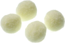 Nuova Vita Pom Pom de Artizanat Ecru cu Diametru 20mm Set 100buc