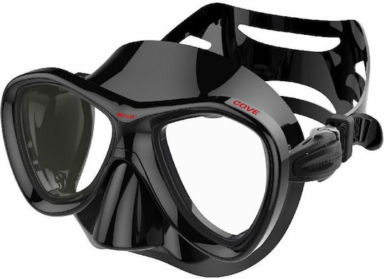 Seac Seac Silicone Diving Mask Cove Black