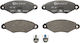 Citroen Xsara N1 Bremsbeläge Ate 13046039772