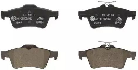 Brake Pads Opel Vectra C Gts Ate 13047071942