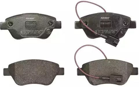 Brake Pads Fiat 500 C 312 Ate 13046038182