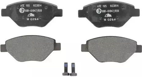 Placute de frana si discuri de frana Renault Megane II BM0 1 CM0 1 ATE 13046038142
