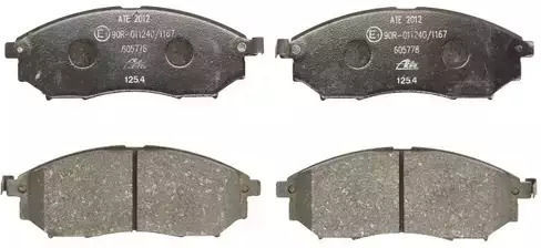 Plăcuțe de frână Nissan Qashqai J11 J11 Ate 13046057782