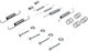 Set de accesorii pentru placute de frana Vw Lupo 6x1 6e1 Ate 03013791682