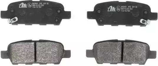 Plăcuțe de frână Nissan Qashqai J11 J11 Ate 13046058432