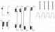 Set Brake Shoe Accessories Suzuki Alto Ha11 Ate 03013791272