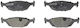 Saab 900 I Combi Coupe Ate Brake Pads 13046033062