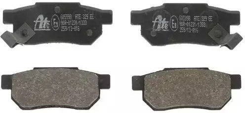 Bremsbeläge Honda Civic Vi Aerodeck Mb Mc Ate 13046059982
