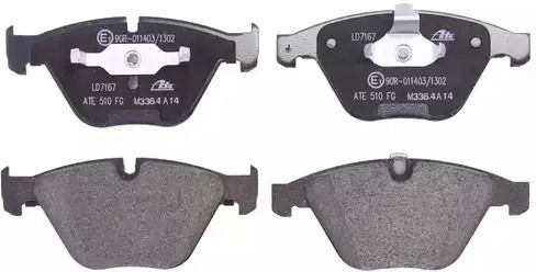 Bmw 5 E60 Ate Brake Pads 13047071672