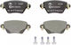 Brake Pads Ford Mondeo Iii B5y Ate 13046039882