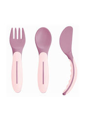 Mam Set Baby Cutlery 515 Pink 3 Pieces
