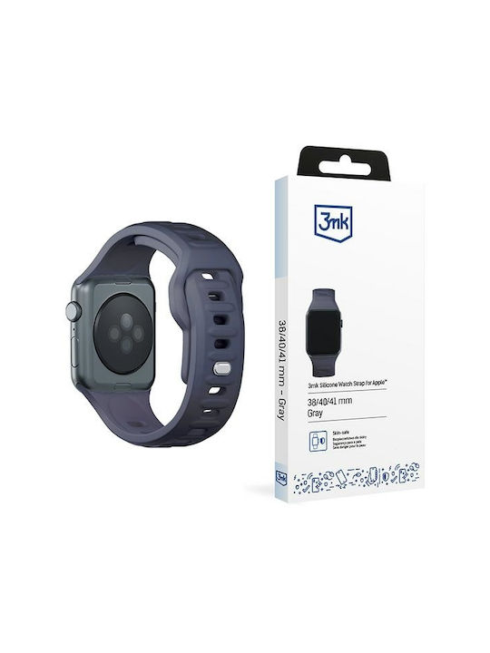 3MK Λουράκι Σιλικόνης Γκρι (Apple Watch 38/40/41mm)