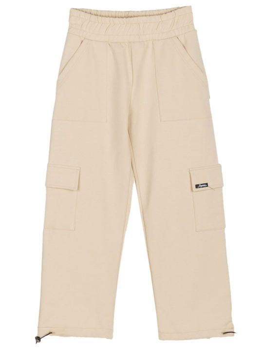 Joyce Kinder Schlaghose Fracht Beige Military O...