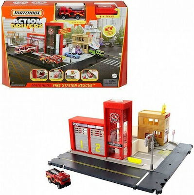 Matchbox Rennstrecke Feuerwehrauto