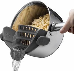 Aj Silicone Colander Casserole Grey 1pcs