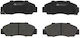 Brake Pads Honda Prelude Iv Bb Ate 13046059822