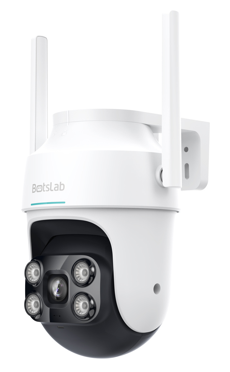 Botslab Κάμερα Εξωτερικής Παρακολούθησης PT W312 Wi-Fi 360° 4MP 5G (Λευκό)