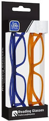Eyelead Unisex Reading Glasses +1.00 Μπλε/Μελί 2pcs