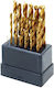 Set de burghie metalice Extol Hss Tin