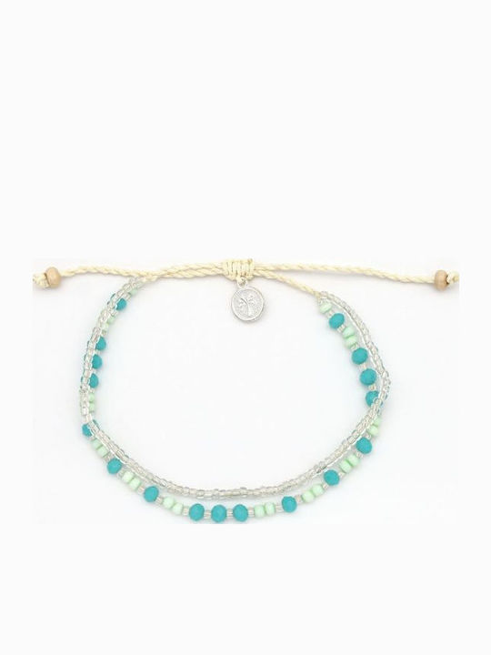 Synchronia Turquoise Cord Anklet 7cm