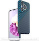 Techsuit Carbon Back Cover Silicon Albastru (Ho...