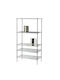 Bibliothek Silber 89x34x179cm