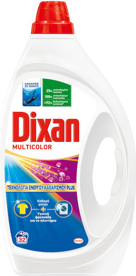 Dixan Υγρό Απορρυπαντικό Ρούχων 1.44lt (32 Μεζούρες)