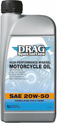 Drag Specialties Motorradöl für Viertaktmotoren 20W-50 1Es