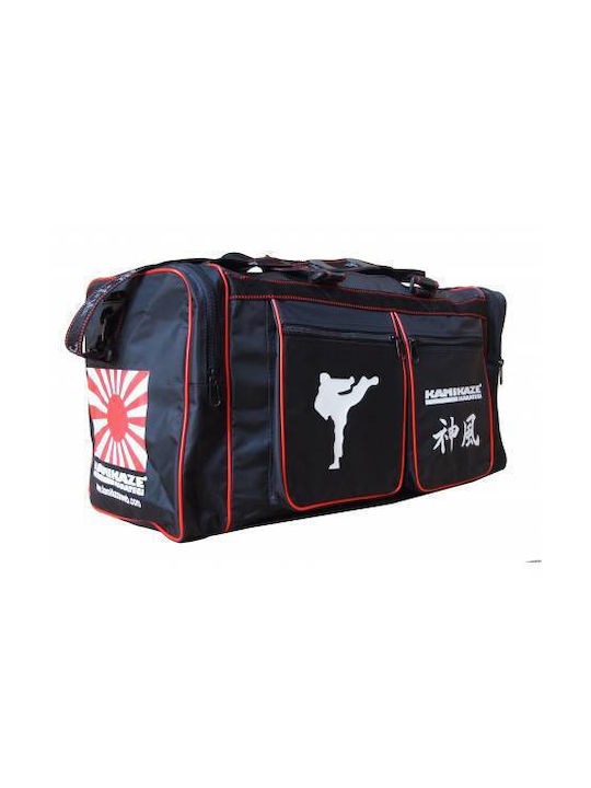 Kamikaze Special Karate Big Τσάντα Ώμου για Γυμναστήριο Μαύρη