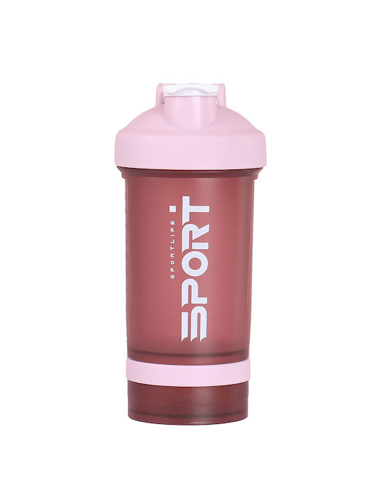Tpster Plastic Protein Shaker 450ml Red