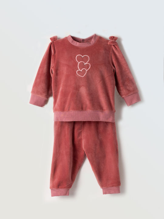 Evita Kids Sweatpants Set Orange