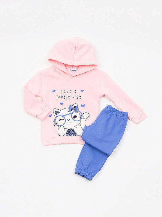 Trax Kinder Sweatpants Set - Jogginganzug Rosa