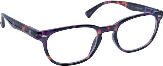 Eyelead Lesebrille +0.75 in Lila Farbe E 253