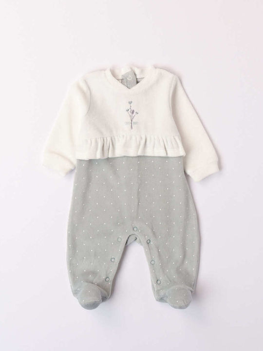 iDO Baby Bodysuit GREEN-CREAM Green