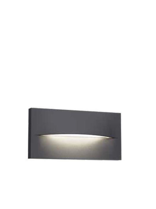 Fos me Επιτοίχια Εξωτερική Πλαφονιέρα LED 4W