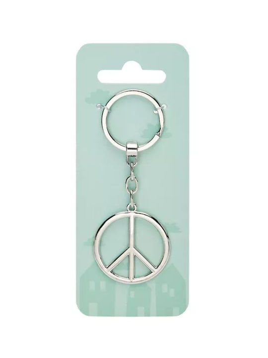 Crystals Jewels Keychain Crystals Peace Metalic