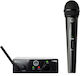 AKG WMS 40 Безжичен Мини Едно Вокален Микрофонен Комплект, Band 45a Комплект Безжичен Динамичен Ръчно Изработен Микрофон за Вокални Изпълнения
