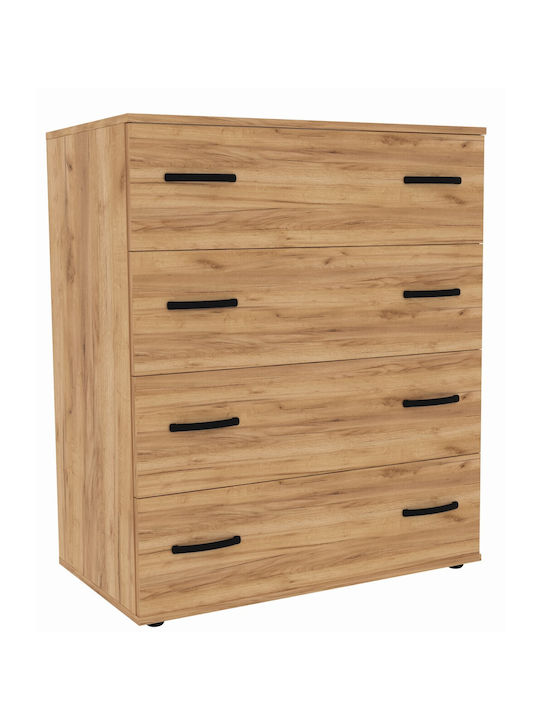 Frida Wooden Chest of Drawers 80x45x90cm