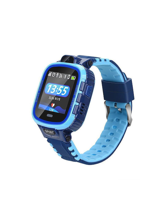 Kids Smart Watch Nubi Tp36 Sim Card Camera Gps+lbs Tracking Wi-fi Waterproof Blue