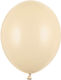 Set of 10 Balloons Latex Beige 30cm