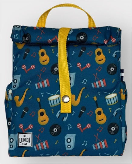 The Lunch Bags Lunchbags Kinder Lunchtasche Isoliert Imbiss-Tasche 5lt Schwarze 21x16x24cm