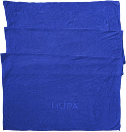 Hupa Microfiber Body Towel 380gr/m² with Case Blue 175x80cm