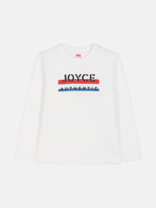 Joyce Kids Blouse Long Sleeve White